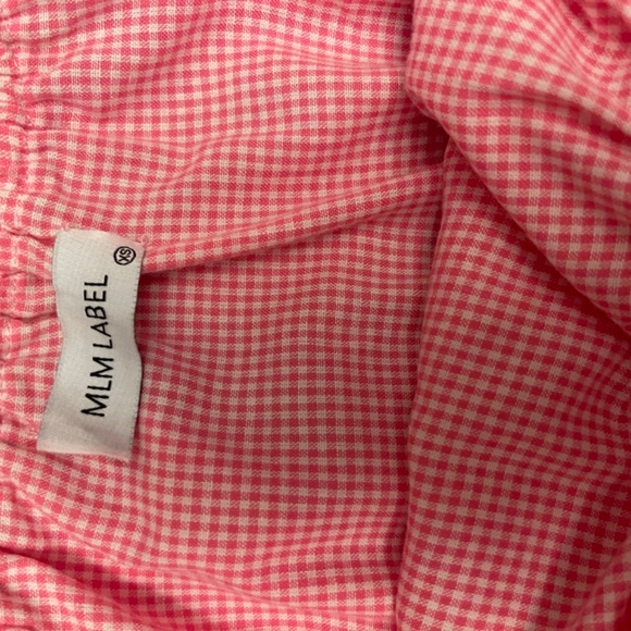 MLM Label pink strapless dress - Picture 2 of 3